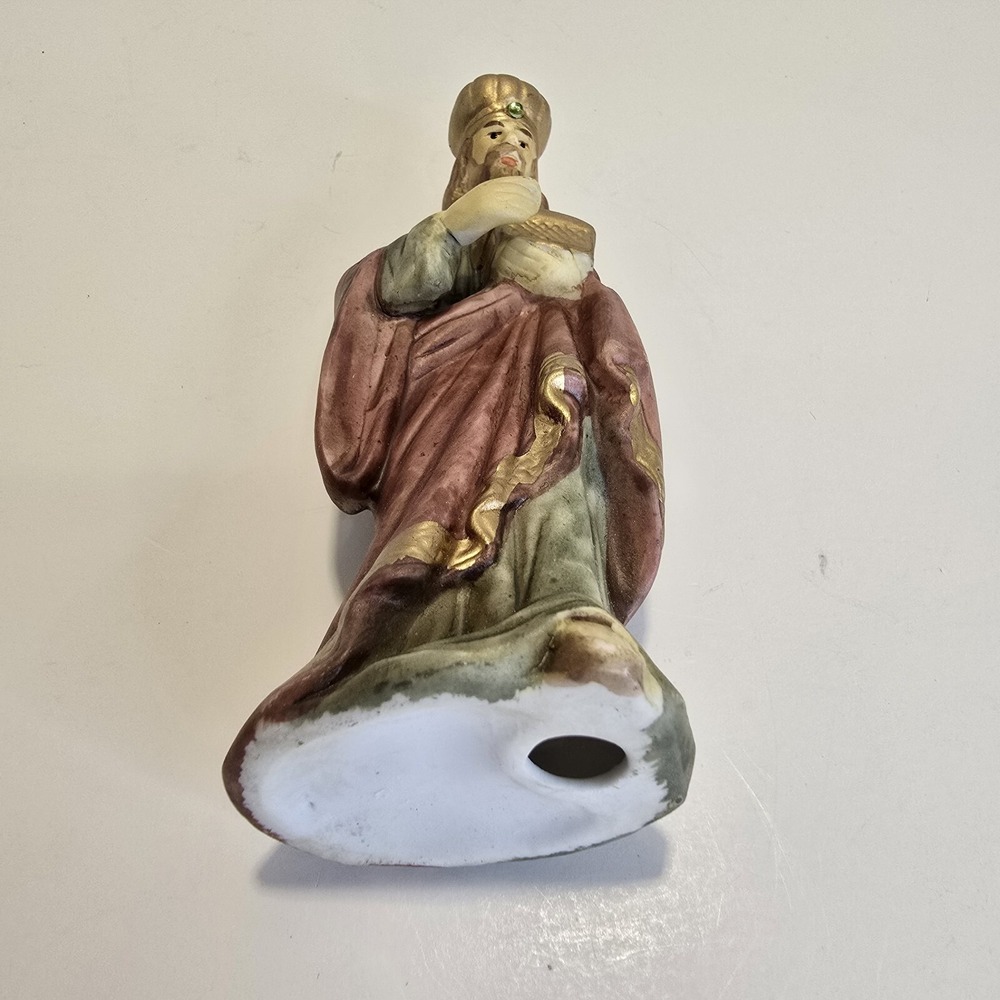 Nativity Set Porcelain Wiseman Figure Replacement Part Vintage - Picture 7 of 8